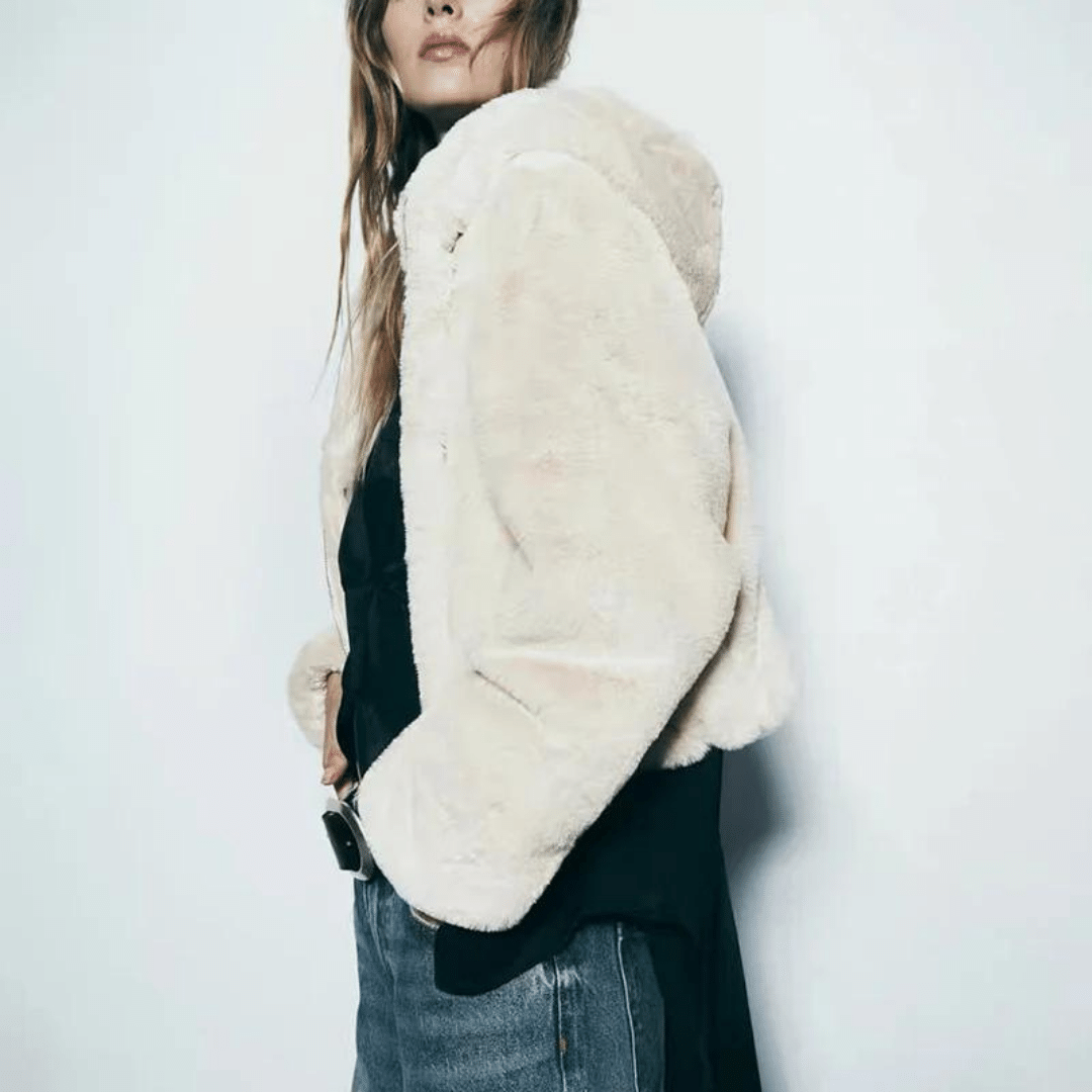 Manteau en Fausse Fourrure pour Femmes | Élégance Vegan et Confort Optimal