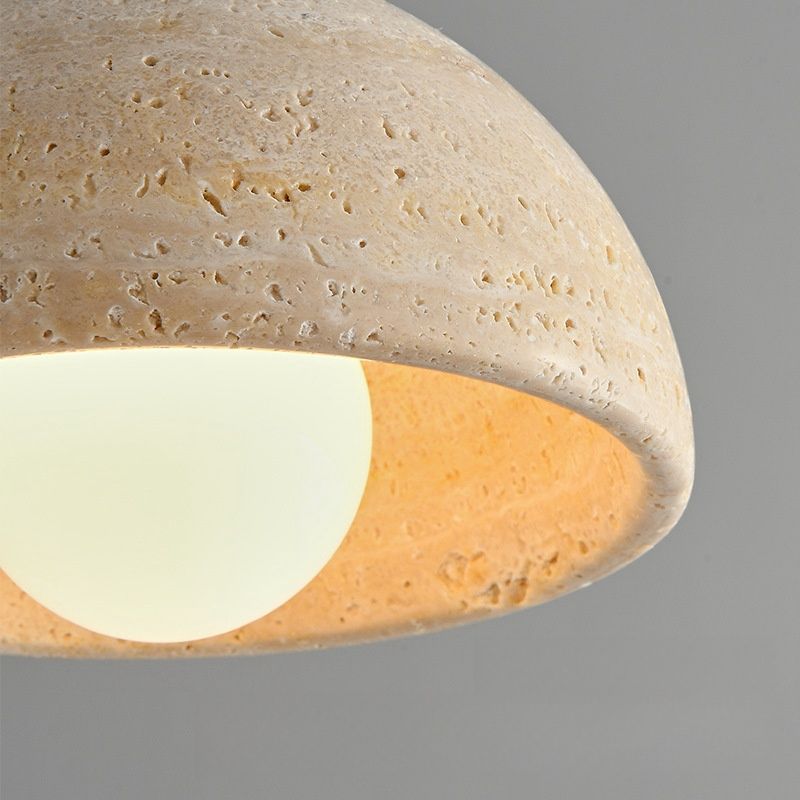 Suspension en Marbre Naturel | Éclairage Élégant et Durable