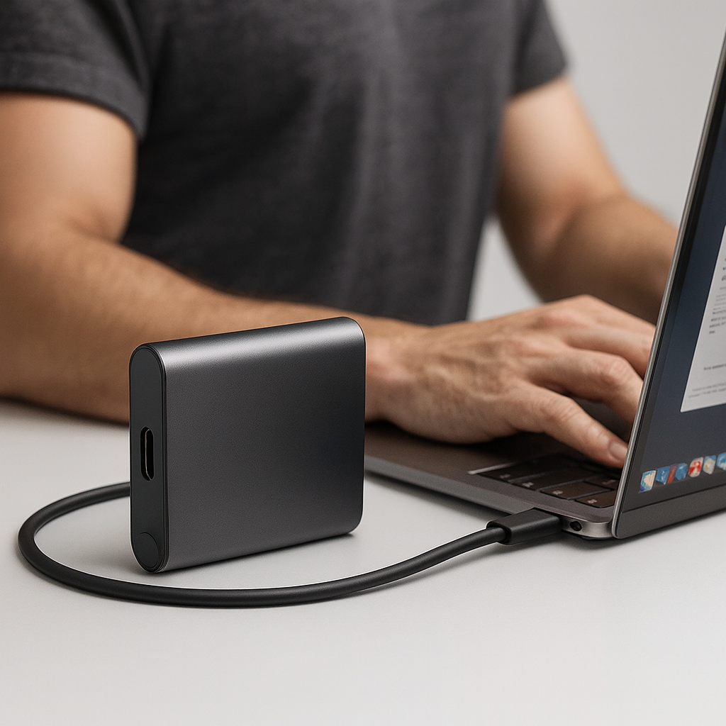 SSD Externe Portable Haute Vitesse | Stockage Sécurisé et Compact