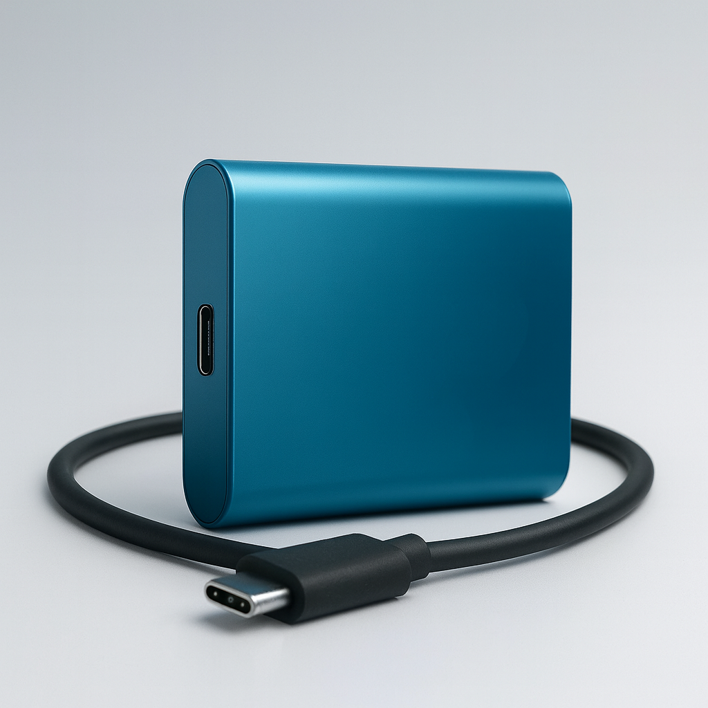 SSD Externe Portable Haute Vitesse | Stockage Sécurisé et Compact