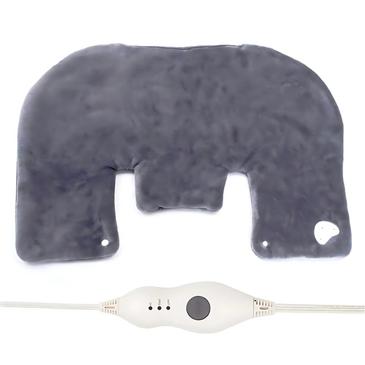 Coussin Chauffant pour Cou et Épaules | Soulagement Musculaire et Confort Doux