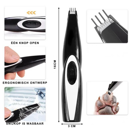 Tondeuse Professionnelle Sans Fil pour Animaux | Silencieuse et Rechargeable par USB