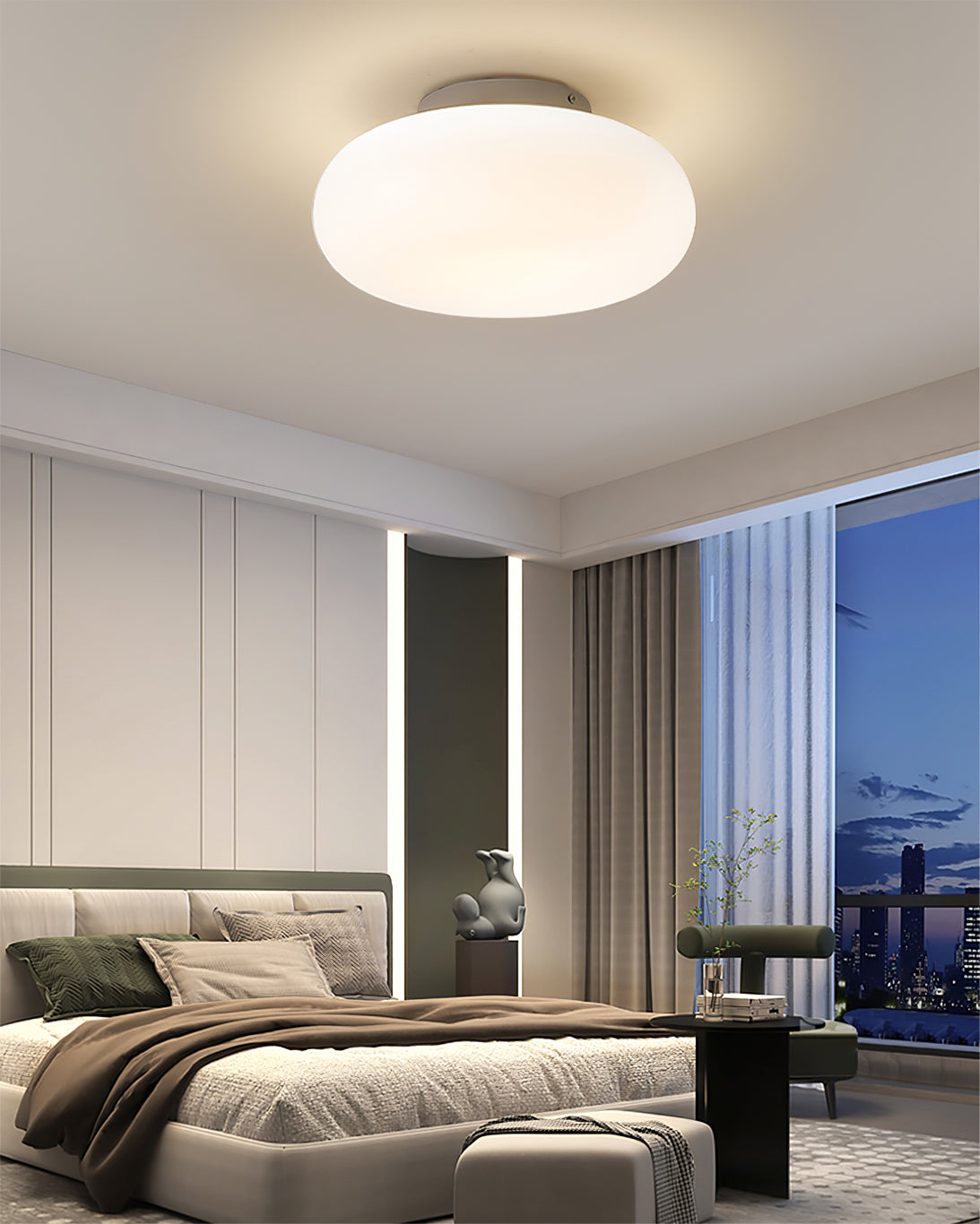 Plafonnier LED Moderne pour Intérieur | Éclairage Élégant et Économe en Énergie