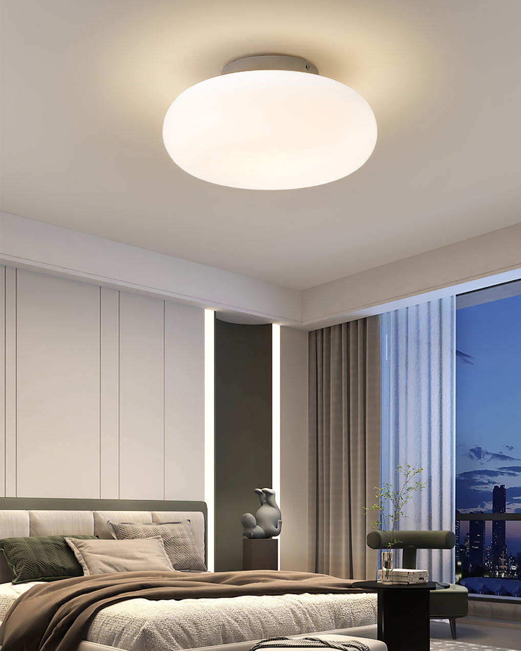 Plafonnier LED Moderne pour Intérieur | Éclairage Élégant et Économe en Énergie