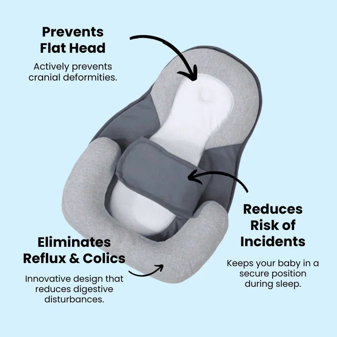 Coussin Ergonomique pour Bébé | Confort Optimal et Soutien Naturel