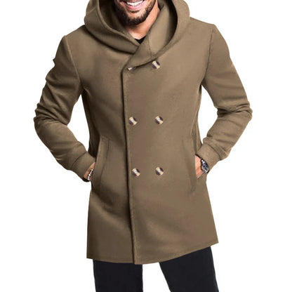 Manteau à Capuche Résistant aux Intempéries | Élégance et Confort en Saison Froide