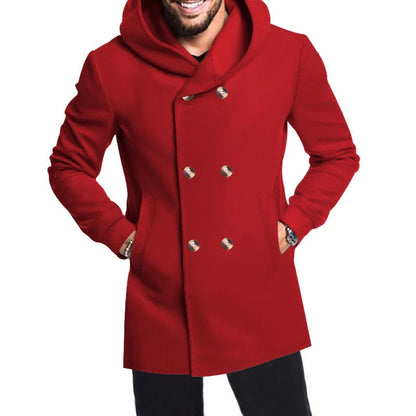 Manteau à Capuche Résistant aux Intempéries | Élégance et Confort en Saison Froide