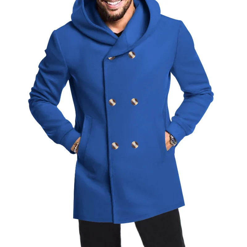 Manteau à Capuche Résistant aux Intempéries | Élégance et Confort en Saison Froide