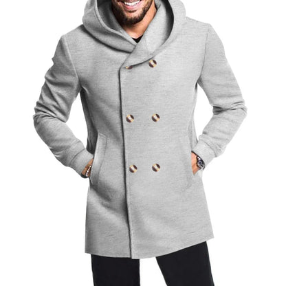 Manteau à Capuche Résistant aux Intempéries | Élégance et Confort en Saison Froide
