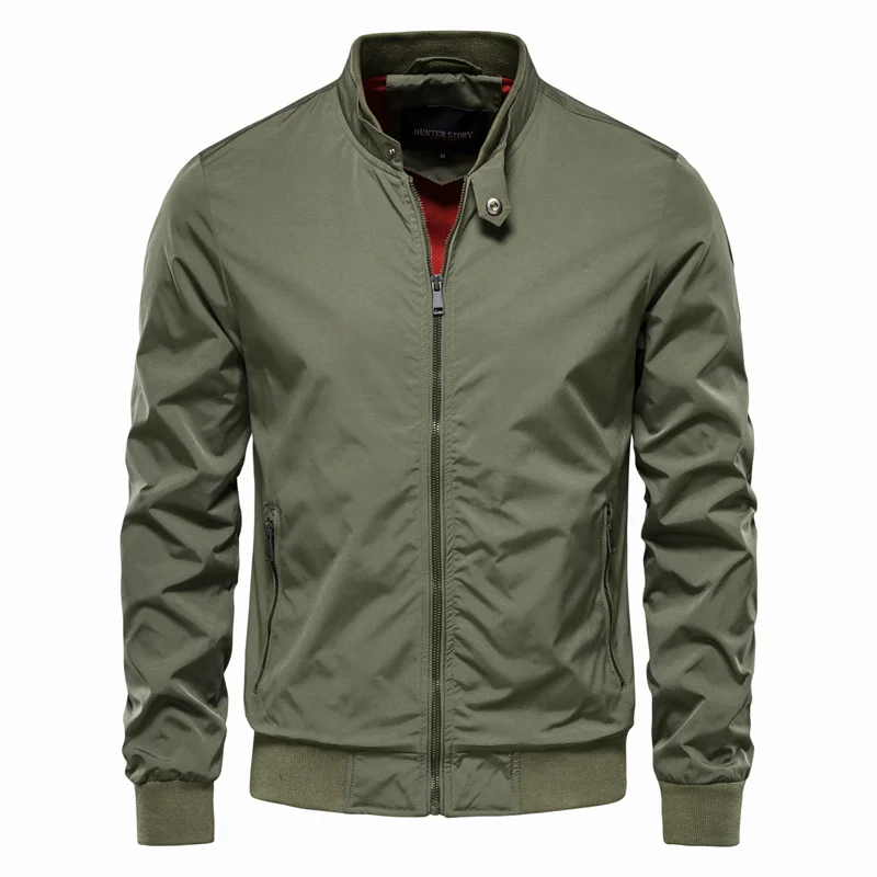 Veste Mi-Saison Homme Col Montant | Élégante et Légère pour Toutes Saisons