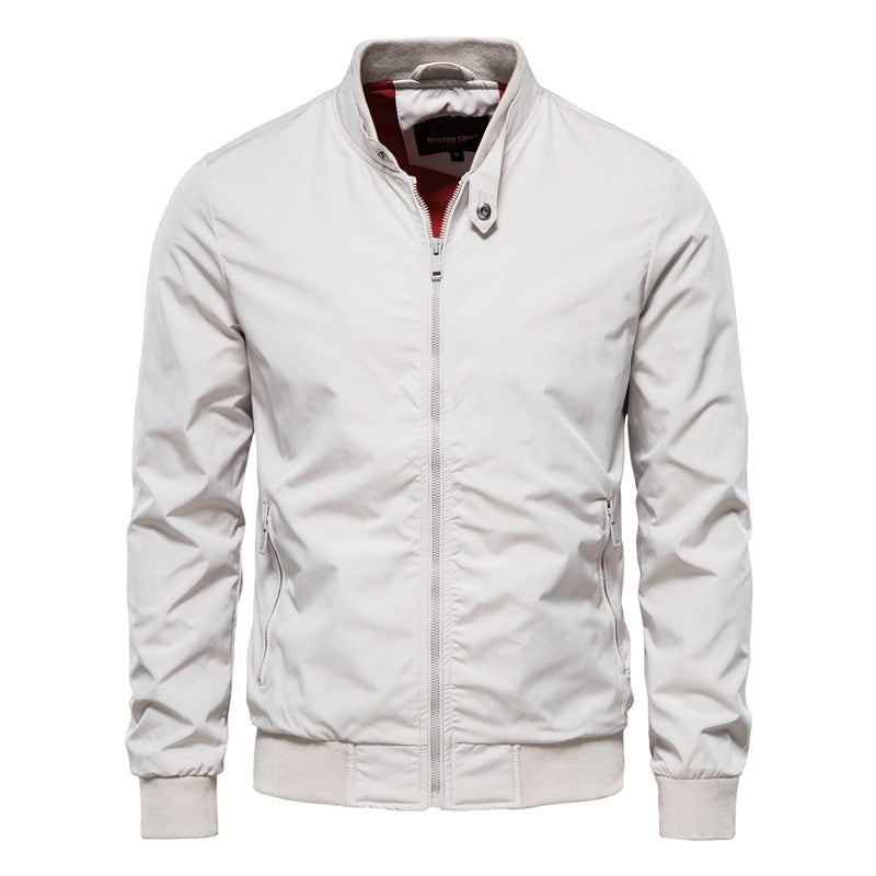 Veste Mi-Saison Homme Col Montant | Élégante et Légère pour Toutes Saisons