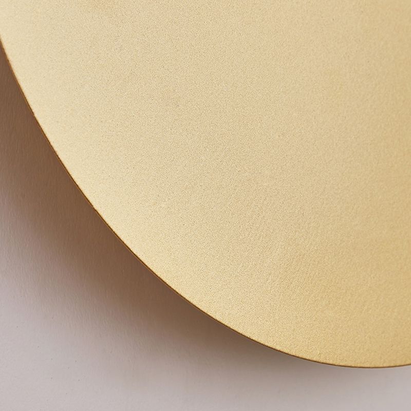 Applique Murale Ronde en Métal | Style Moderne et Éclairage Ambiant