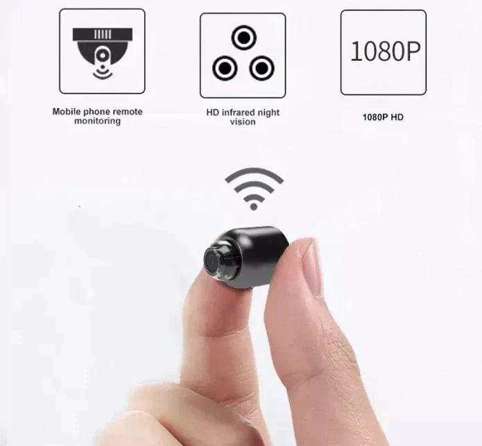Caméra de Surveillance WiFi HD | Vision Nocturne et Détection de Mouvement