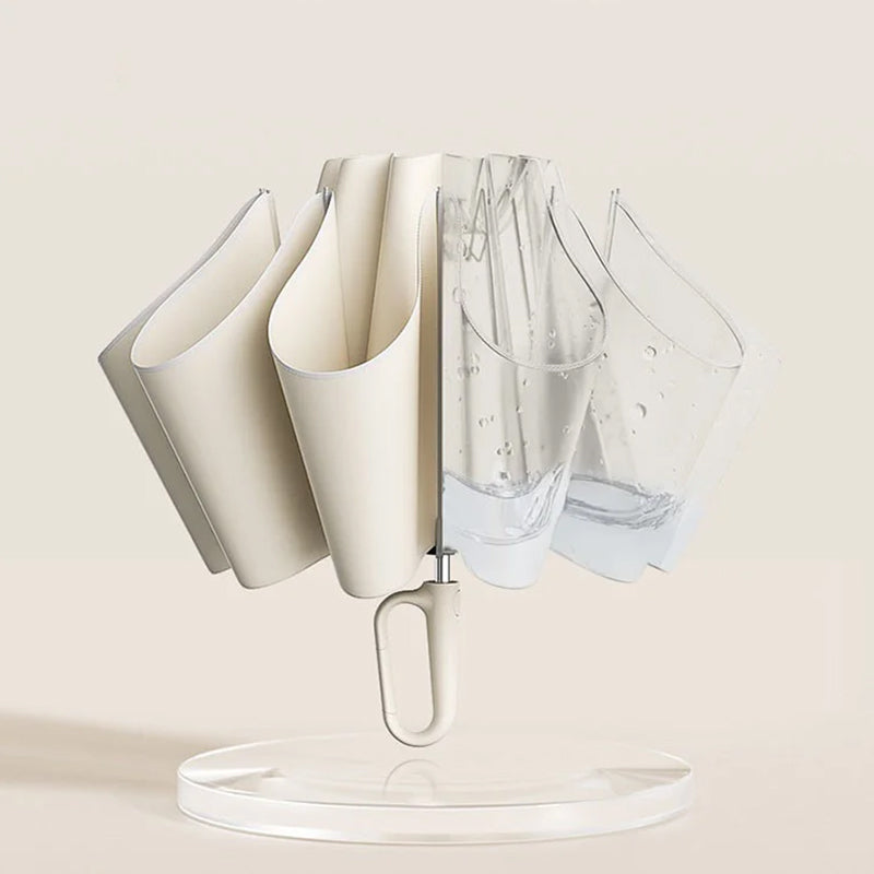 Parapluie de Voyage Pliable | Compact et Réfléchissant pour Sécurité