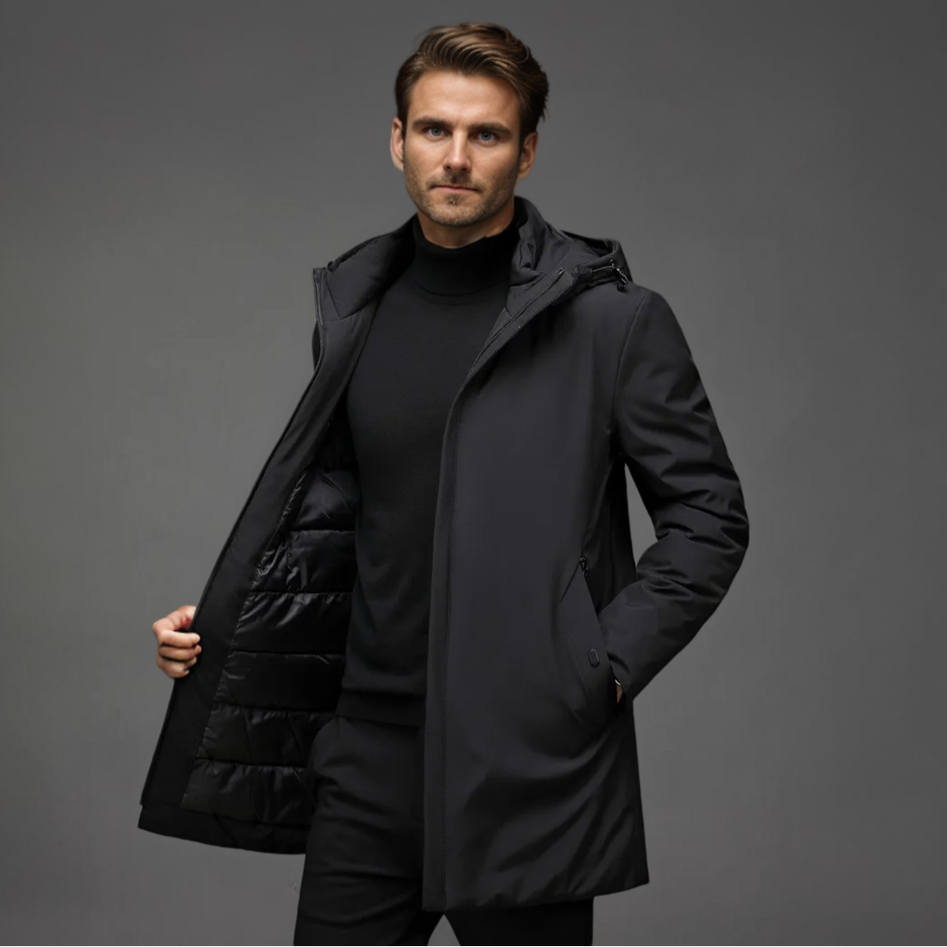 Parka d'Hiver Élégante et Chaude | Protection Contre le Froid et le Vent