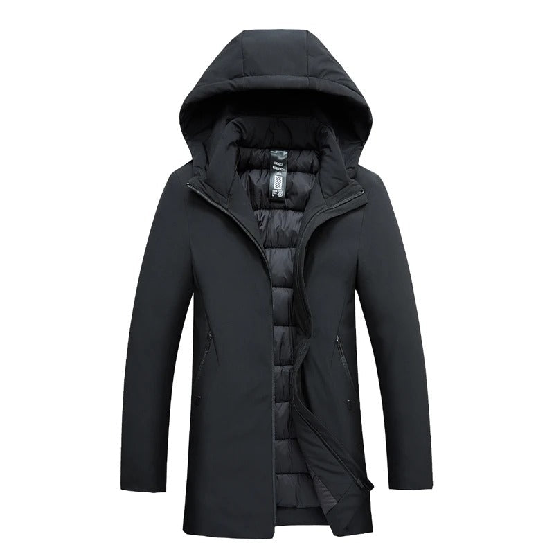 Parka d'Hiver Élégante et Chaude | Protection Contre le Froid et le Vent