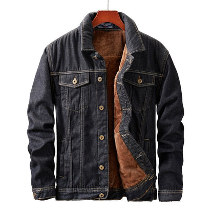 Veste en Jean Doublée Sherpa pour Hommes | Style Tendance et Confort en Hiver