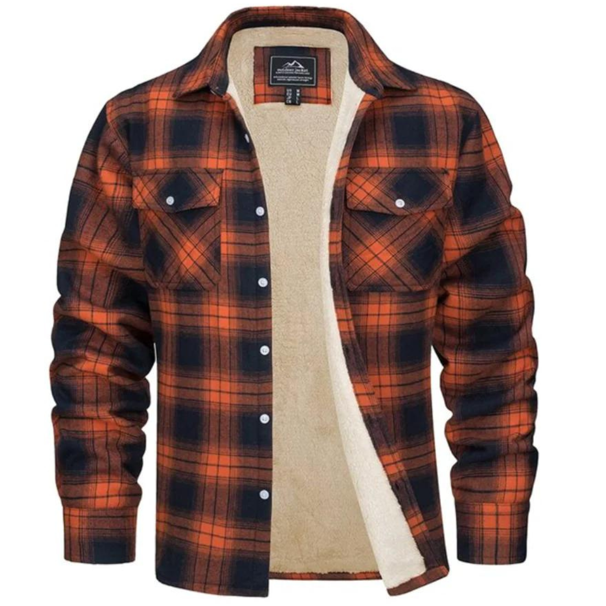 Veste à Carreaux Doublée en Polaire | Chaleur et Style pour l'Hiver