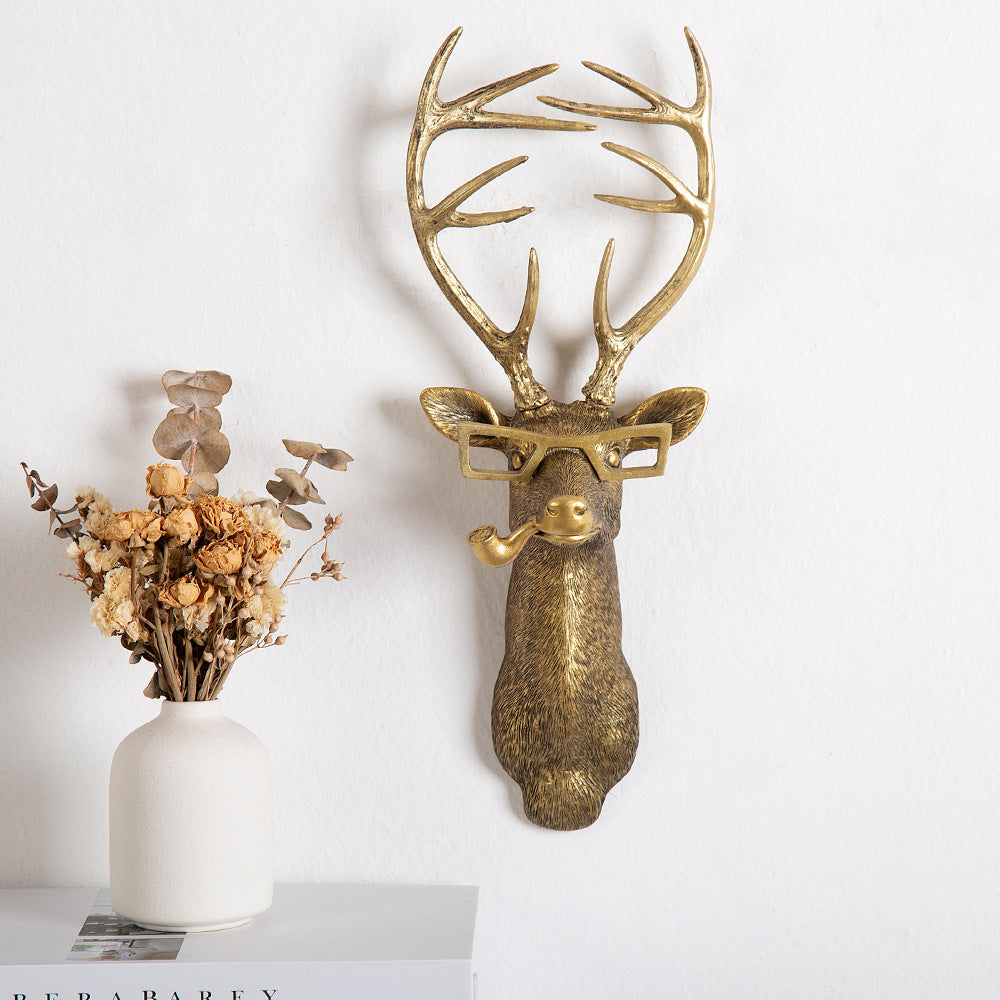 Décor Mural Cerf Contemporain | Touche Rustique et Élégante