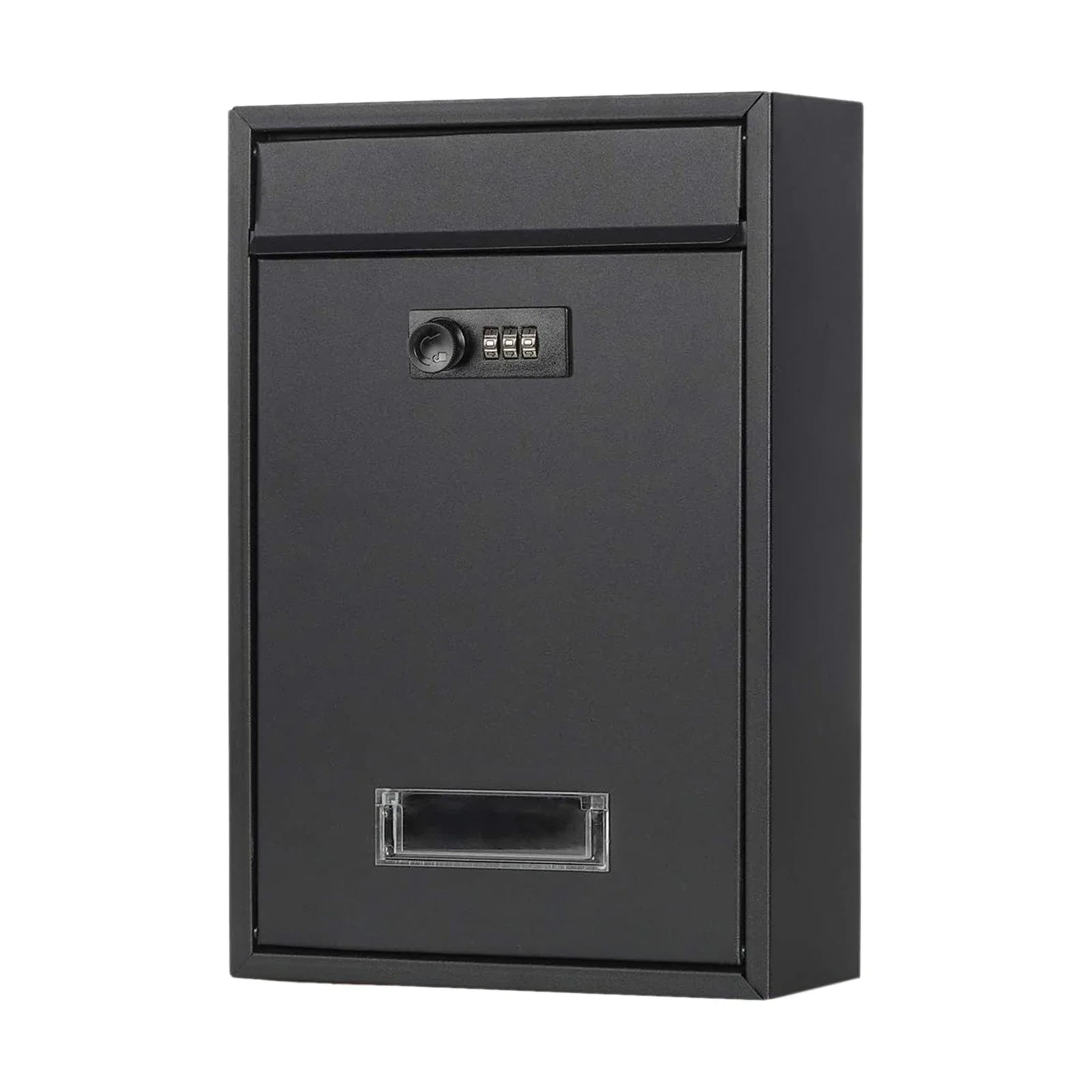Boîte aux lettres sécurisée noire | Design Élégant avec Verrou à Code