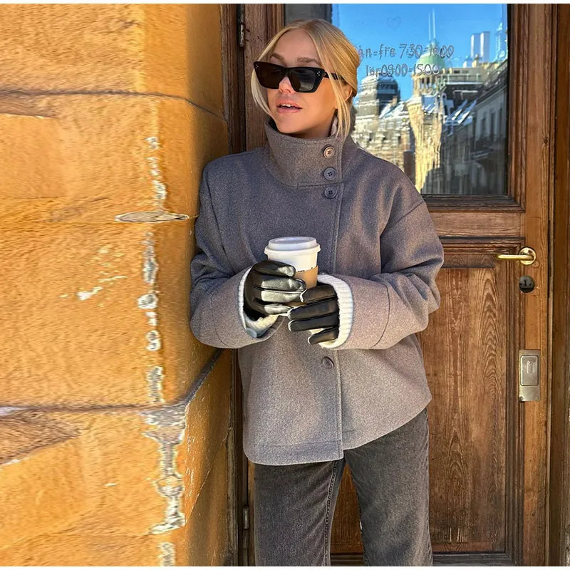 Manteau Court Chic pour Femmes | Élégance et Confort pour l'Automne