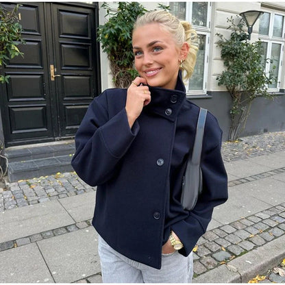 Manteau Court Chic pour Femmes | Élégance et Confort pour l'Automne