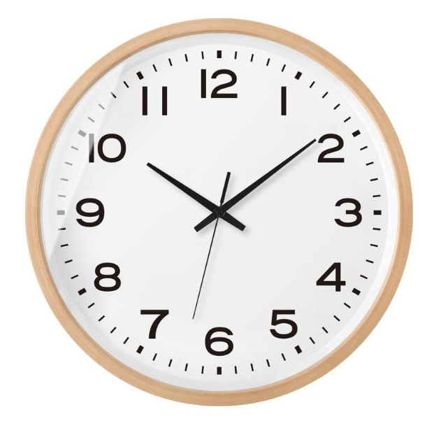 Horloge Murale en Bois Naturel | Élégance Scandinave et Artisanat Précis