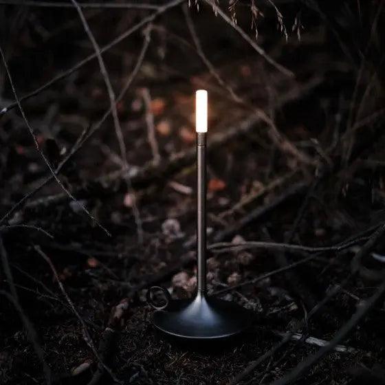 Porte-bougie Dimmable en Aluminium | Design Élégant et Rechargeable