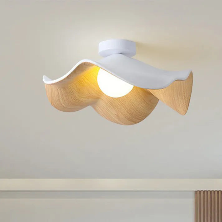 Lustre en Bois Scandinave | Éclairage Sculptural et Apaisant