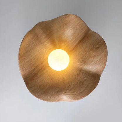 Lustre en Bois Scandinave | Éclairage Sculptural et Apaisant
