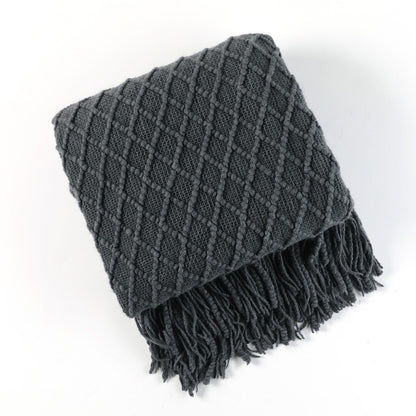 Couverture Tricotée Douillette pour Canapé | Style Scandinave et Confort Optimal