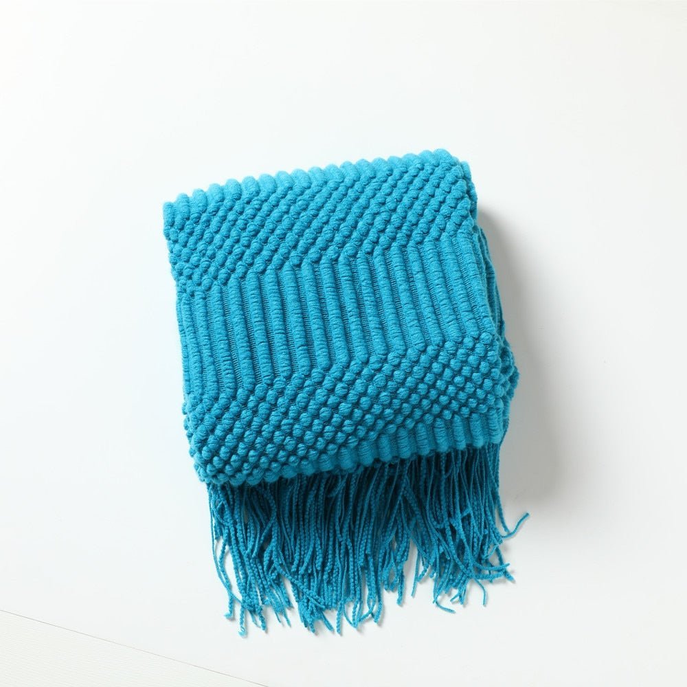 Couverture Tricotée Douillette pour Canapé | Style Scandinave et Confort Optimal