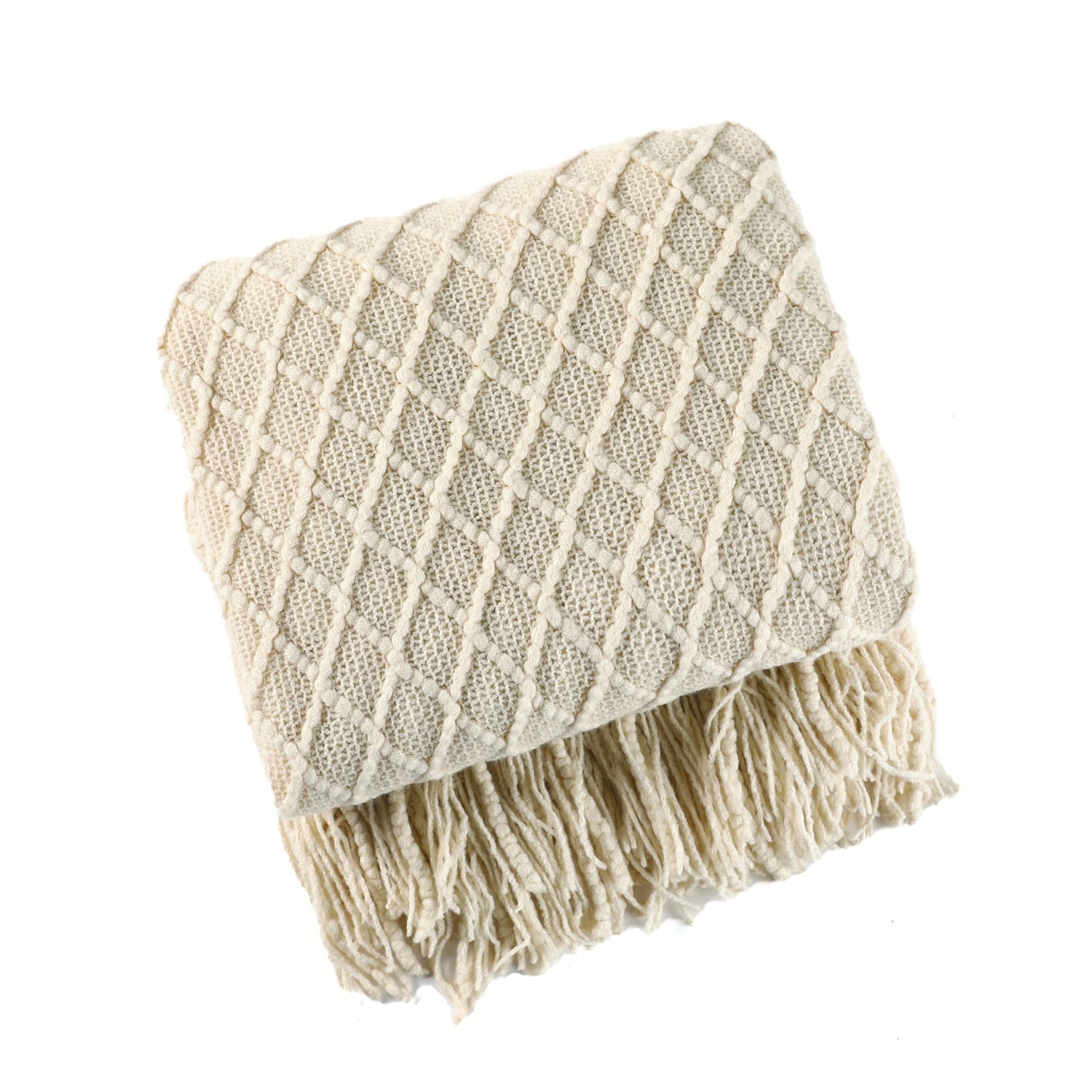 Couverture Tricotée Douillette pour Canapé | Style Scandinave et Confort Optimal