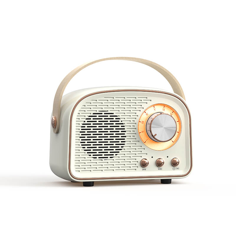 Enceinte Bluetooth Portable Rétro | Son Immersif et Design Élégant