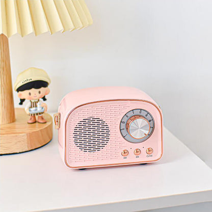Enceinte Bluetooth Portable Rétro | Son Immersif et Design Élégant