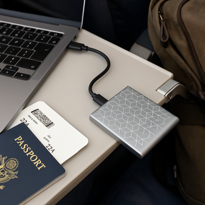 SSD Portable Rapide pour Transfert de Données | Design Compact et Résistant