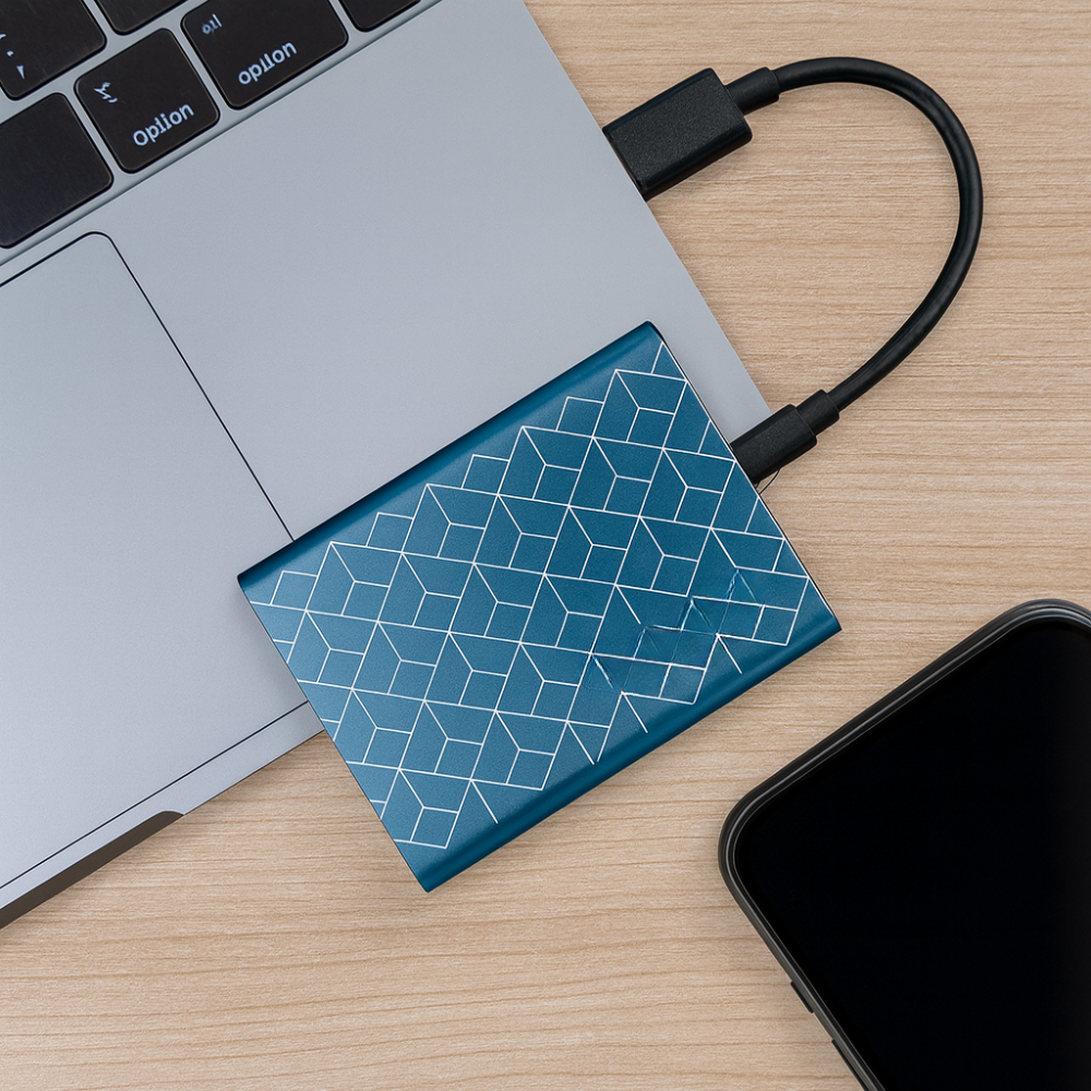 SSD Portable Rapide pour Transfert de Données | Design Compact et Résistant