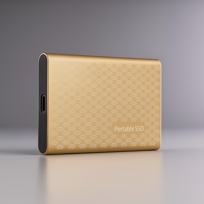 SSD Portable Rapide pour Transfert de Données | Design Compact et Résistant