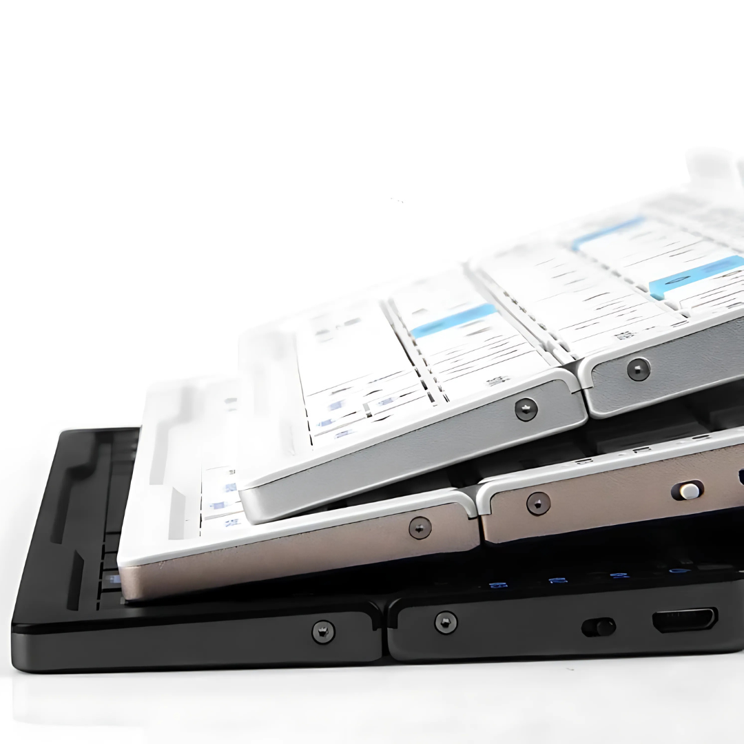 Clavier Bluetooth Pliable pour Tablette | Support Magnétique et Design Portable