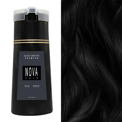 Shampooing Colorant Instantané pour Cheveux | Rafraîchit Couleur et Cache Racines Grises