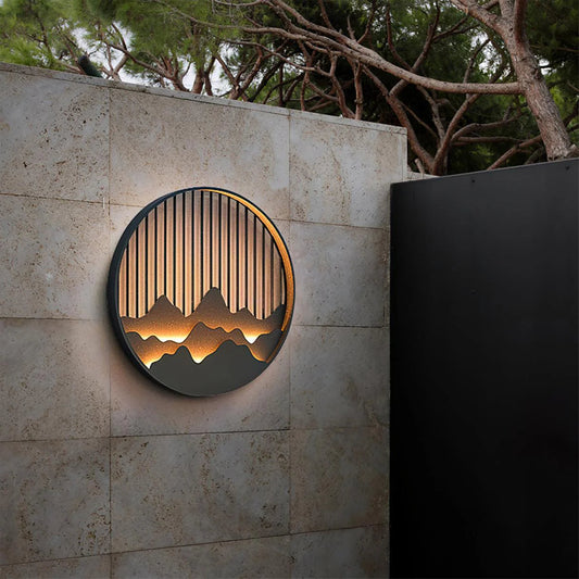Applique Murale Extérieure Moderne | Éclairage Élégant Inspiré des Montagnes