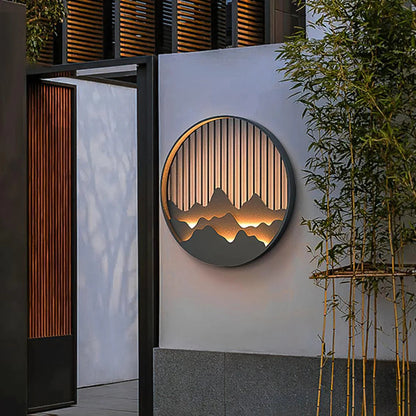 Applique Murale Extérieure Moderne | Éclairage Élégant Inspiré des Montagnes