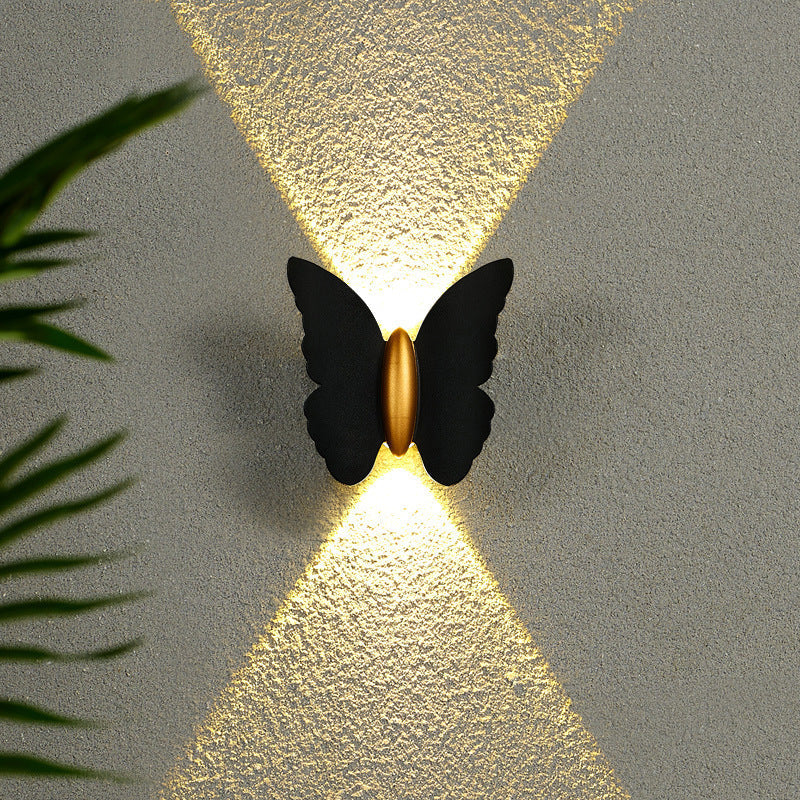 Applique Murale Extérieure Papillon | Élégance Naturelle et Lumière Douce