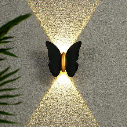 Applique Murale Extérieure Papillon | Élégance Naturelle et Lumière Douce