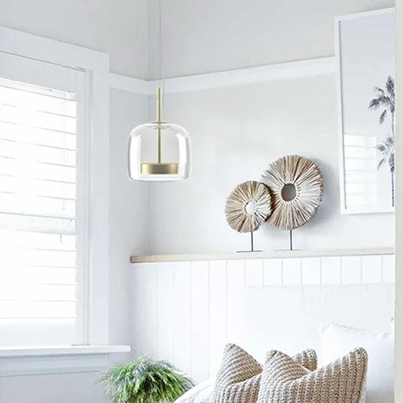 Éclairage en Verre Moderne | Élégance Chic et Accueillante