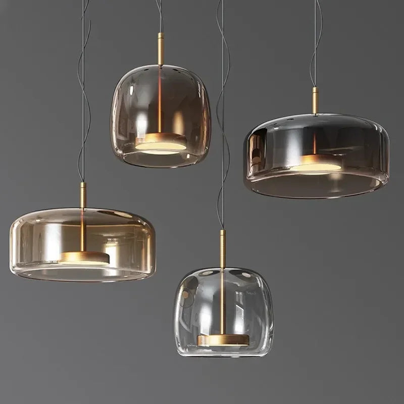 Éclairage en Verre Moderne | Élégance Chic et Accueillante