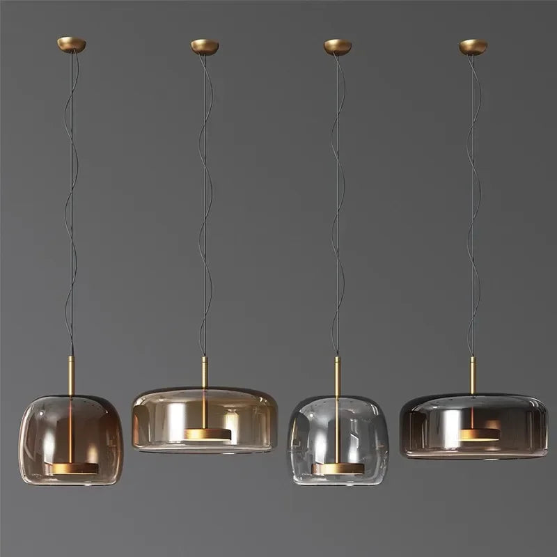 Éclairage en Verre Moderne | Élégance Chic et Accueillante