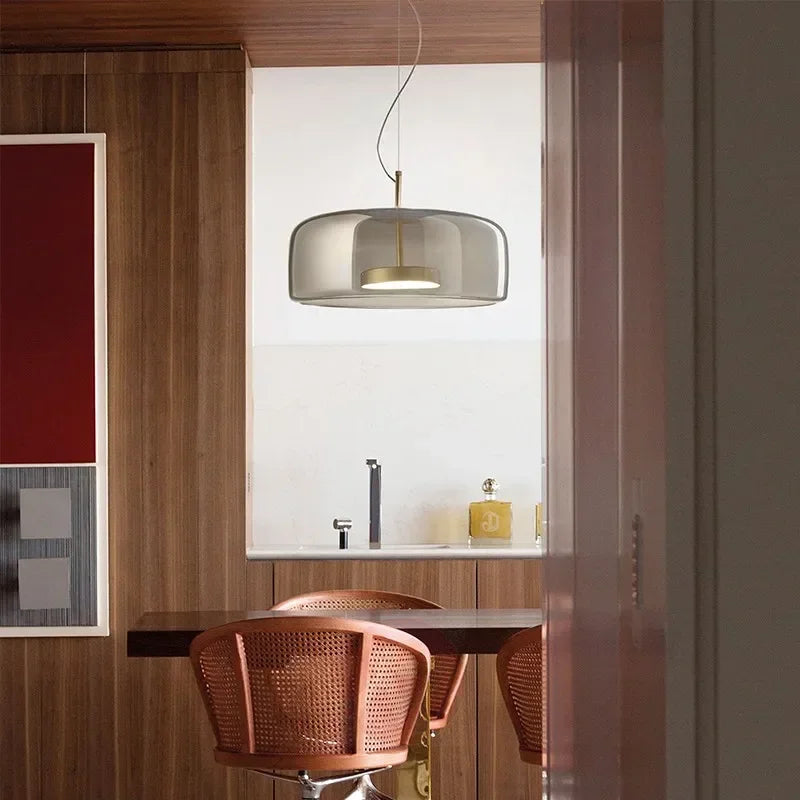 Éclairage en Verre Moderne | Élégance Chic et Accueillante