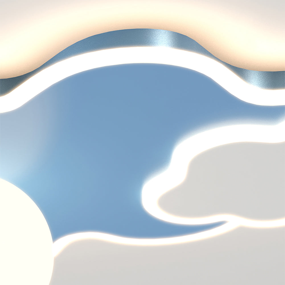 Plafonnier Nuages Rêveurs | Éclairage Doux et Atmosphère Intime