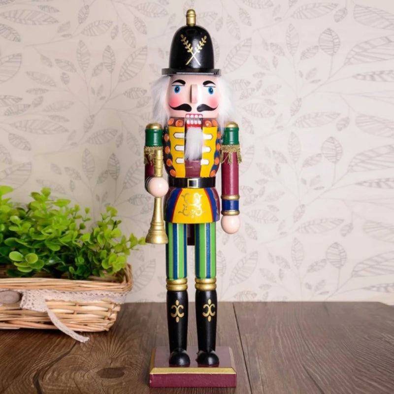 Poupée Casse-Noisette 30 cm | Décoration Classique et Durable de Noël